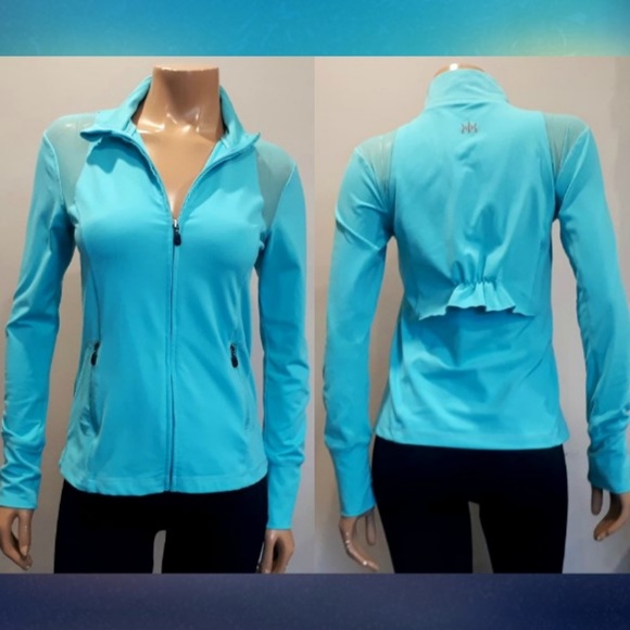 Kyodan Jackets & Blazers - Kyodan Full Zip Jacket Mesh Active Ruffle Pockets